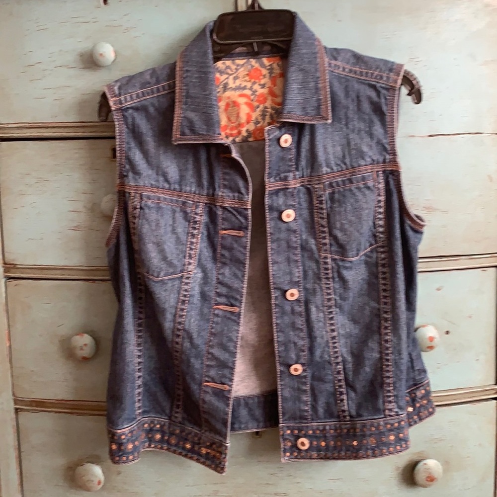 Liz Claiborne woman’s denim vest.